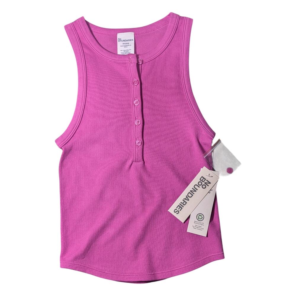 No Boundaries Women's Sleeveless Top Size XS 0-2 NWT